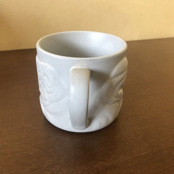 Starbucks 2016 Since 71 Slate Gray Embossed 12 oz Ceramic Mug, Starbucks Mermaid - Picture 7 of 9